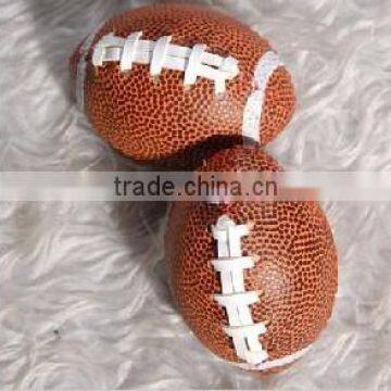 Rubber American Football with Inner Rubber Bladder