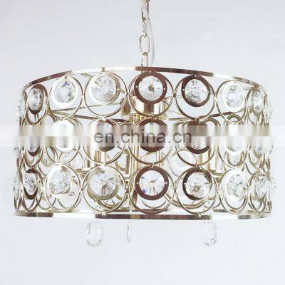 Modern Gold Chrome Luxury Crystal Electric Chandelier Pendant Lighting for Home  Hotel  Wedding Light