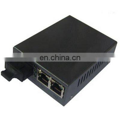 10/100M/1000M gepon olt fiber optical gig ethernet  media converter with external power