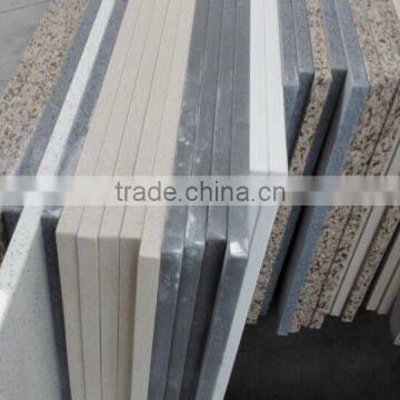 Hotel Quartz Vanity Top With Rectangle Sink Cut-out photo-6