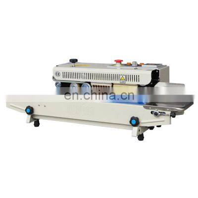 FRD-750I Hualian Heat Plastic Bag Oil Food Pouch Packing Mechanical Automatic Continuous Packing Sealing Machine Band Sealer