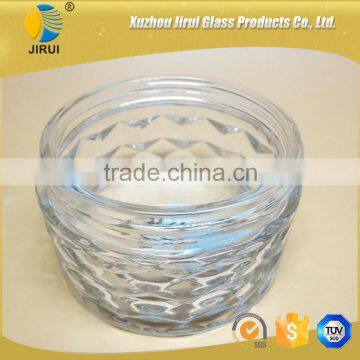 200ml Clear Glass Cream Jar With Black Lid photo-3
