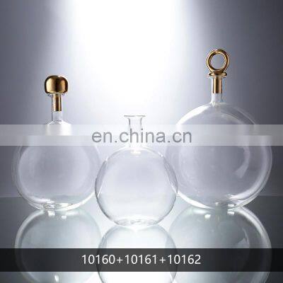 Living Room Vase Modern Home Decor Luxury Clear Flower Creative Bottle Glass Decorative Tableware Full Size photo-2