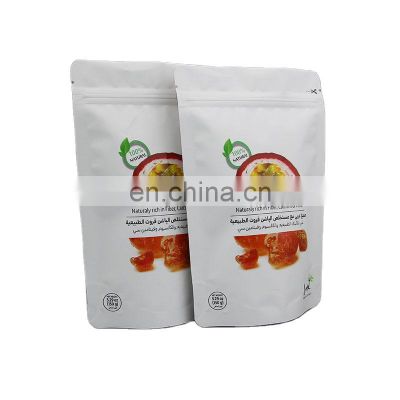 Customized printing food Grade Stand Up Pouch Packaging Plastic food bags zip