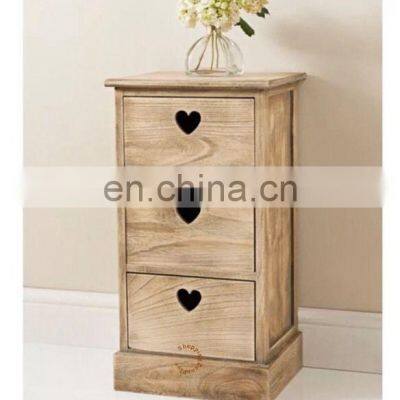Unfinished Furniture Wicker Side Wooden Rattan Corner Cabinet photo-3