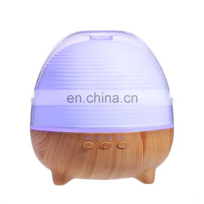 Original design Ball shape Round shape Modern design Big capacity 1000ml wooden grain Aroma diffuser for Home House Office