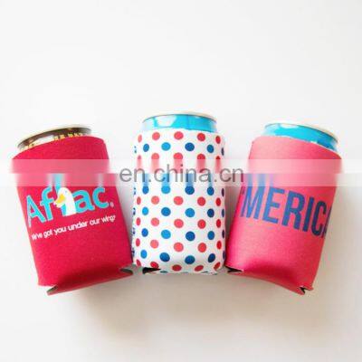 Promotional Cheap Custom Logo Printed Neoprene Can Cooler