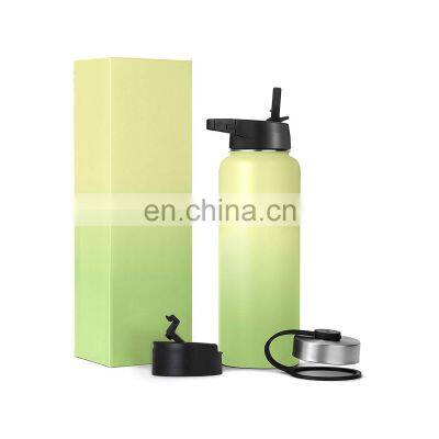 Eco Friendly Water Bottle with Wide Mouth Vacuum Insulated Stainless Steel Bottle for Water Drinking