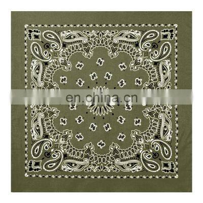 wholesale custom cotton color multifunctional bandana