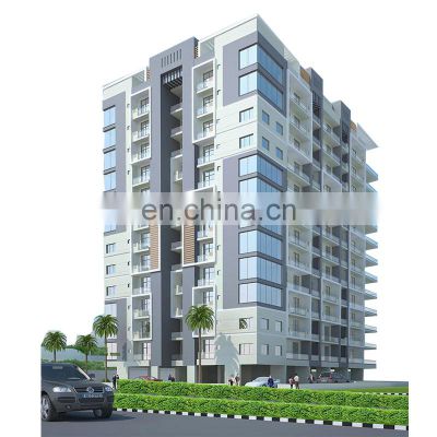 Prefabricated High Rise Construction Materials Steel Hotel Building