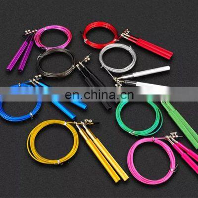 Steel Wire Training Skipping Speed Jump Rope, Adjustable Steel Wire Skipping Rope Without Winding