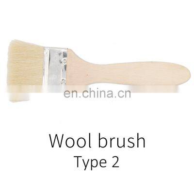 High Quality Wooden Handle Goat Hair Gilding Cleaning Tools Wall Paint Brush photo-4