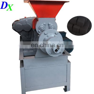 Acasia lump wood coconut shells coal charcoal cubic briquette making machine