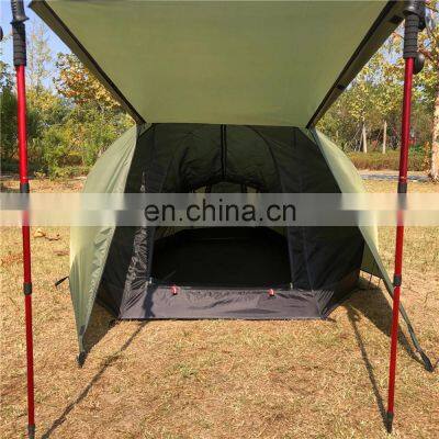 New Design 2 Person Camping Tent Outdoor Tents Waterproof Summer Beach Tent For Camping Biking Hiking Muntaineering Fishing photo-4