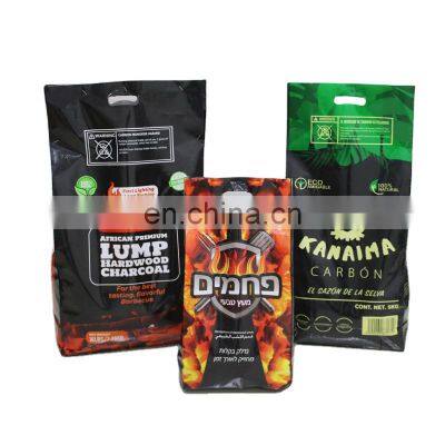 BBQ charcoal bag 5kg 10kg, bopp laminated pp woven charcoal packaging bag