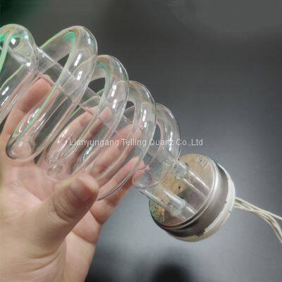 UV Quartz Spiral Bulb Light UVC Germicidal Lamp Air Water Disinfection photo-3
