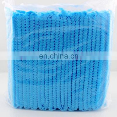 Hot Sales Disposable non woven caps Bouffant Cap , ,single&double elastic with CE