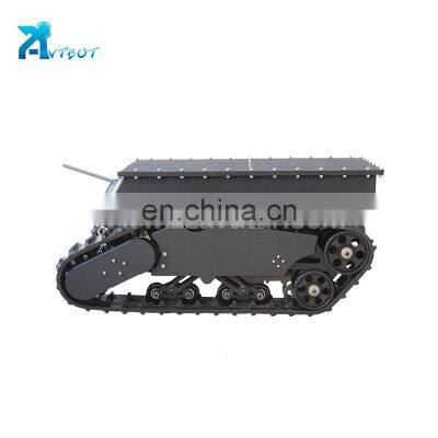 Best selling hot chinese products rover 5 rubber track tank chassis robot mobile car platform robotic wheel