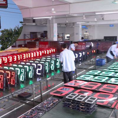 888.8 red led fuel price sign display board