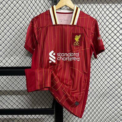 2425 summer new Liverpool home jersey size 11 Salah football jersey adult football jersey men's print font size