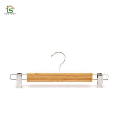 Eco-Friendly Natural Cloth Bamboo Hanger Bamboo Trousers Hanger photo-4