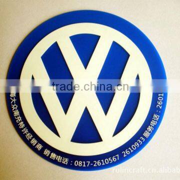 eco-friendly Silicone Rubber Placemats , PVC Rubber Coaster