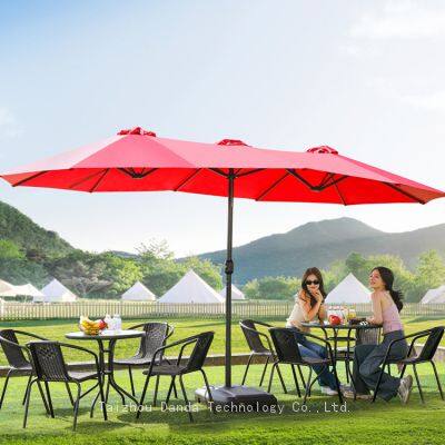 3 head steel umbrella waterproof and sunshade