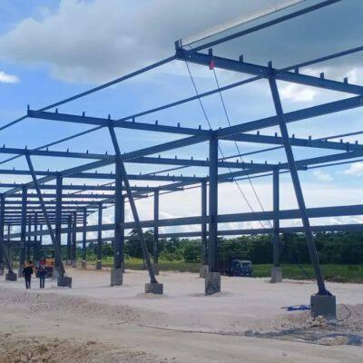 Pre-engineering building Bus Terminal Prefabricated Steel Structure Bus Station Shelter