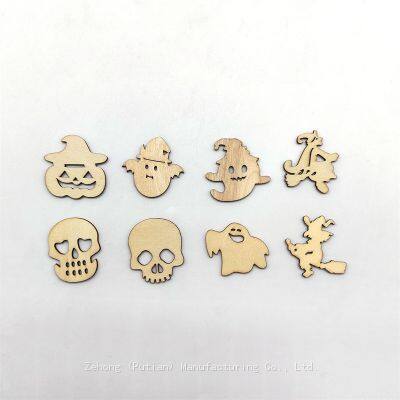 Halloween Wooden Small Hanging Sign Creative Wooden Crafts Halloween Hollow Decorative Pendant photo-5