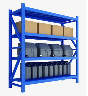 Longspan Pallet Radking Prateleira de Rebites Sem Parafusos com Painel de Deck de A?o