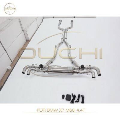 304 Stainless Steel Cat-Back Exhaust System for BMW X7 M60i/Z4 E89 High Performance Exhaust Electronic Valve With Tips photo-1