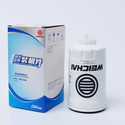 Weichai Diesel Filter Element 1000700909 Original Factory Genuine Fuel Filter Installation Parts