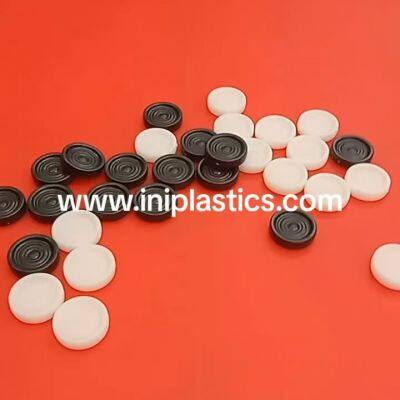 plastic backgammon chess pieces