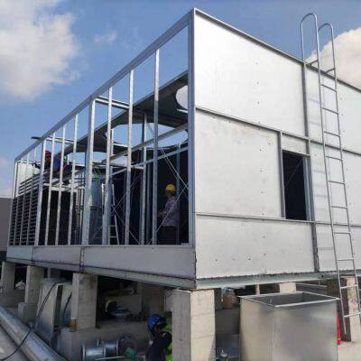 400-ton All-steel Cooling Tower, Square Cross-flow Type, Ultra-low Noise, Made of Magnesium-aluminum-zinc Coated Steel Plate photo-4