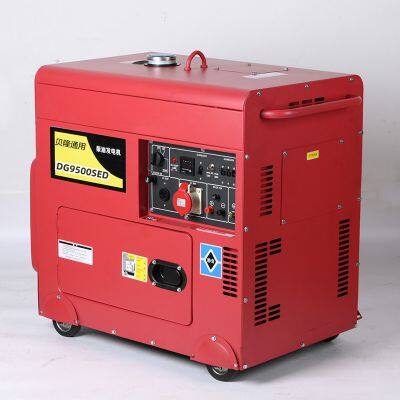 6.5KW Three Phase 380V Silent Diesel Generator With 195F Diesel Engine for Industrial Use