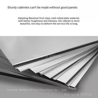 HN-LW9 Steel Machine Cabinet With Lockable Wheels, Heavy Duty Metal Printer Stand for Multifunction Laser Printer Support for Professional Agency photo-5