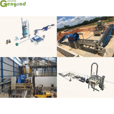 Ganzautomatische Maschine zur Herstellung von Maniok- und Kartoffelstärke im gesamten Prozess