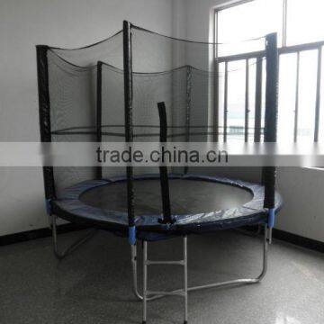 12ft trampoline with safety net and ladder