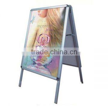 Aluminum Poster Stand,Double Sided Floor Standing Poster Frame