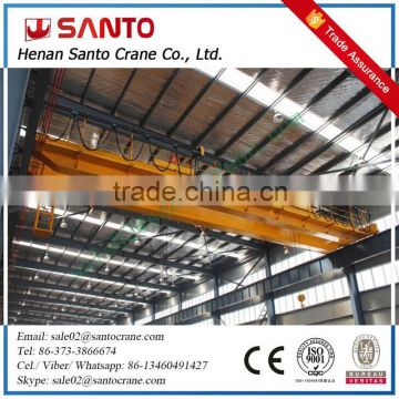 QE 7.5+7.5Ton Double Hoist Trolley Bridge Crane For Sale