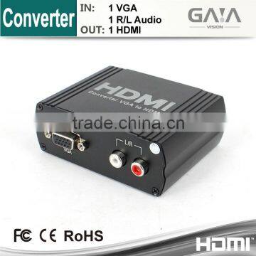 VGA to HDMI Converter VGA+R/L Audio to HDMI Converter Box Upscalling 1080P&3D photo-2