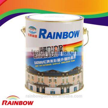 Water base dirt off exterior and interior acrylic emulsion paint