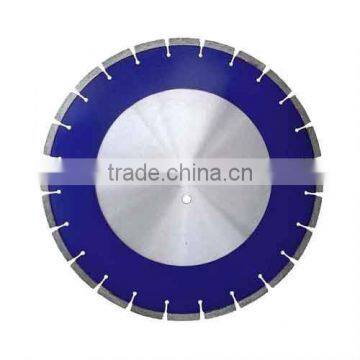 laser welded diamond circular saw blade for asphalt cutting