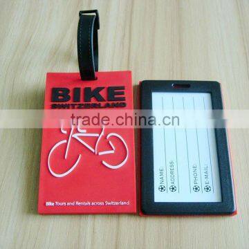 Frame PVC Bike Luggage Tags