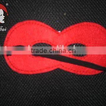 Face Mask Wool Felt Buttler Fly Party Eye Mask photo-2