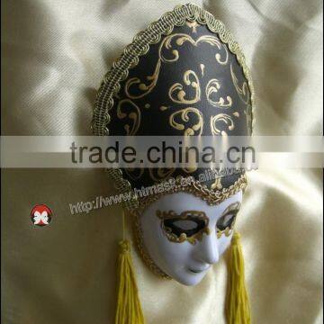 Masquerade Mask Decoration Ceramic Mardi Gras Theatrical Face Masks Wall Hangings Lot of photo-2