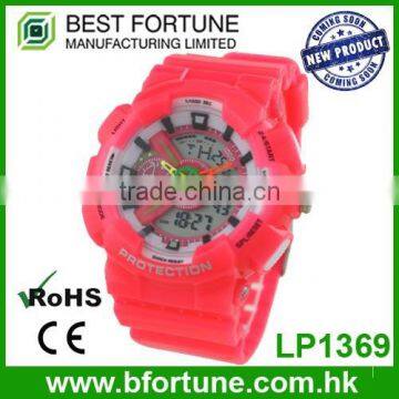 LP1369 Promotional cheap designer 3atm water resistant analog digital watch