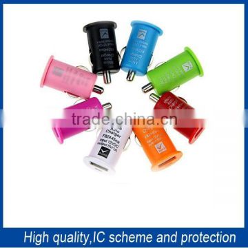 Universal Custom Car Usb Charger for iphone5 for android phone Mini Car Charger