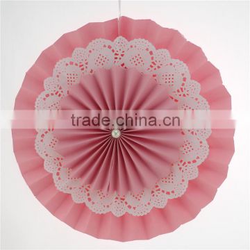 Pink Paper Rosettes wedding backdrop decoration wedding paper decoration