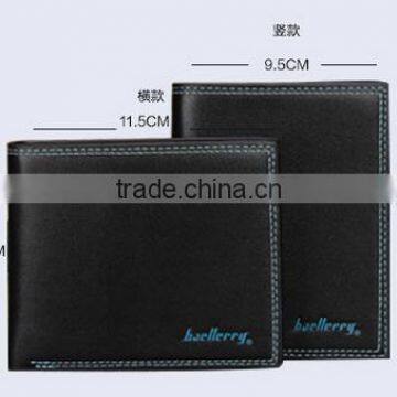 Baellerry Stock Men's Soft Fine Leather Wallet Men photo-5